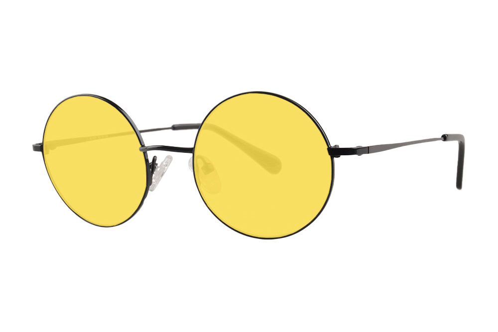 Lennon Light Sensitivity Glasses Readers Angled View
