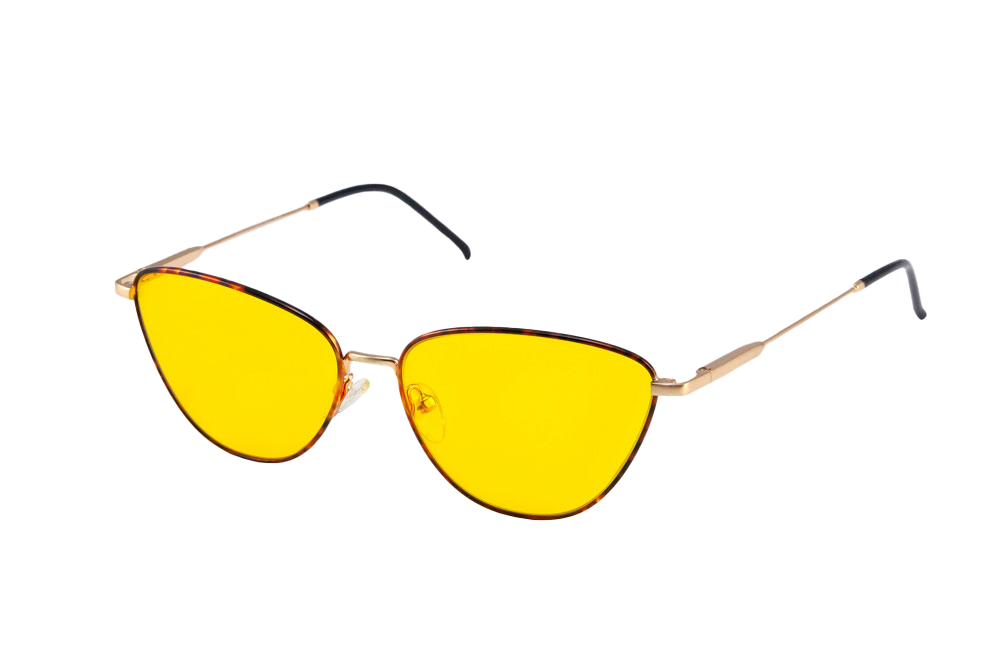 Raye Light Sensitivity Glasses Angled View