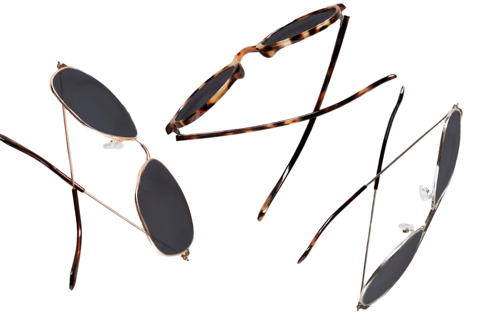 Custom Sunglasses Readers (Grey), 3 different frames