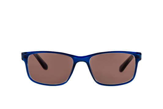 Theo Kids Sunglasses Readers (Brown) Front View