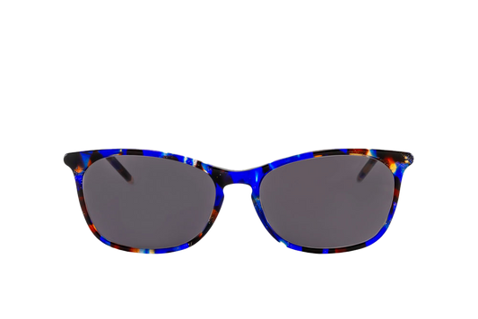 Galaxy Sunglasses Readers (Grey) Front View