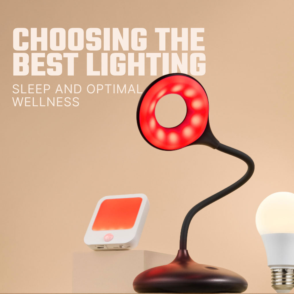 Combination Of Blue Light Blocking Lighting Products