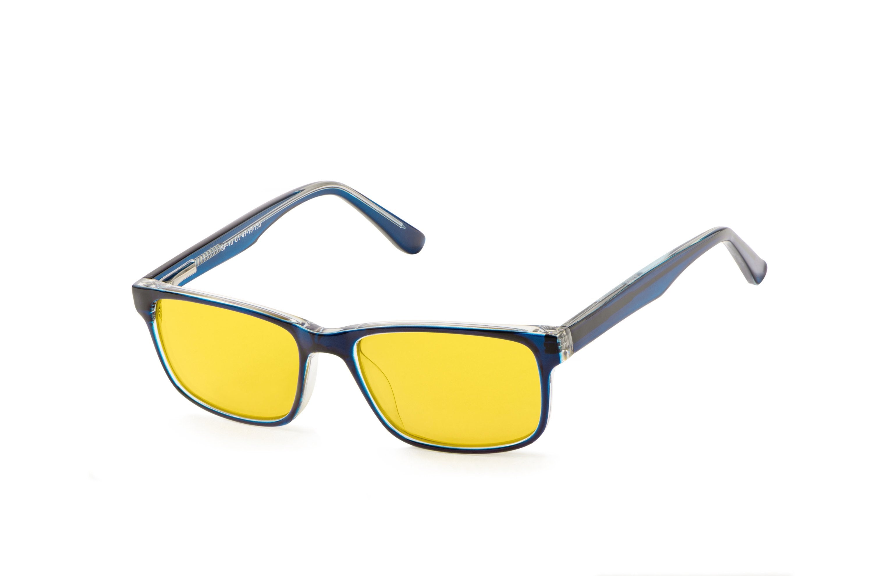 Prescription glasses with yellow lenses best sale